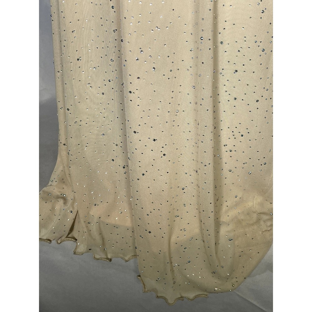 Forever 21 Beige Sequined Woven Dress Plus Size 0X NWT - Picture 5 of 12